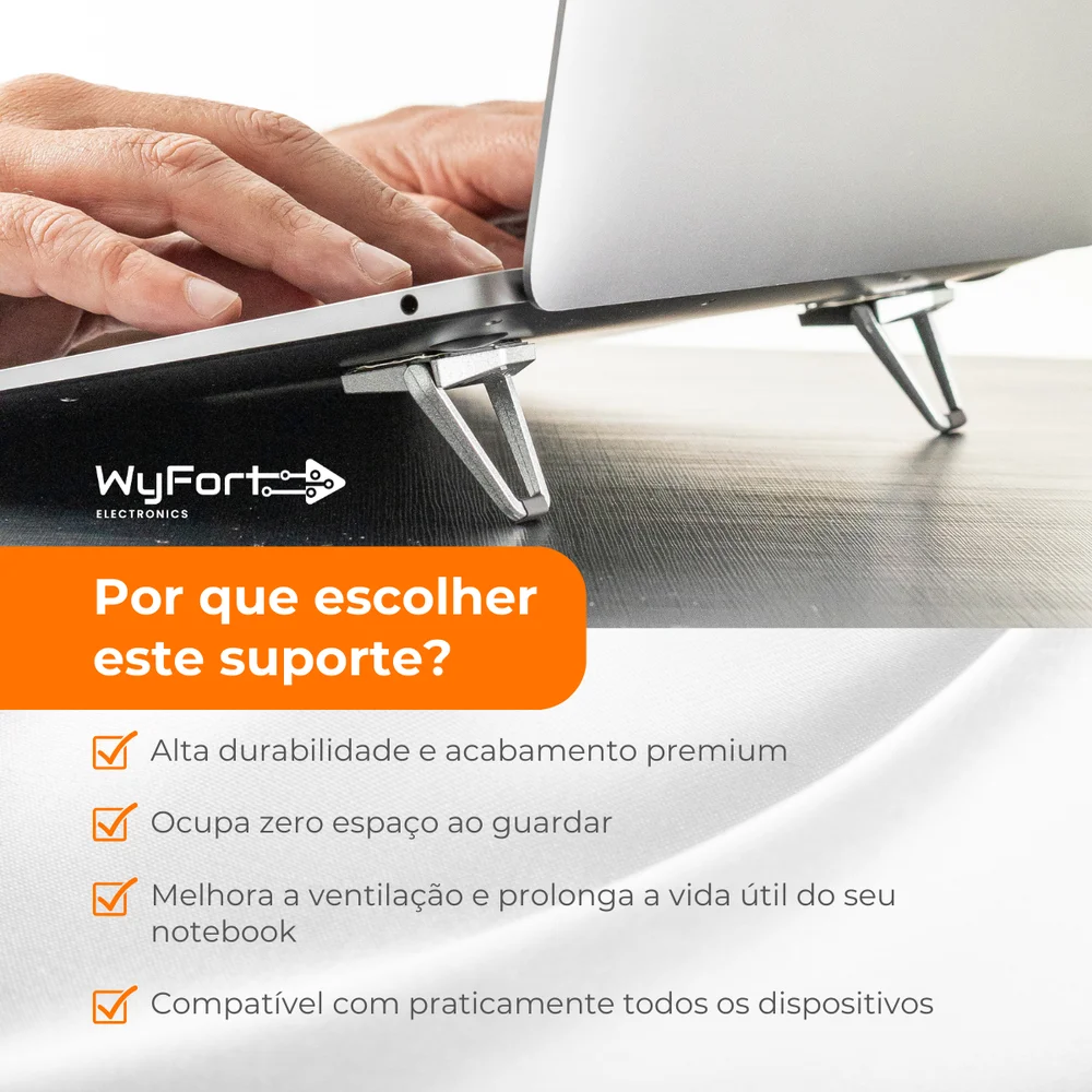 Imagem 2 de 5 do produto Mini Suporte Laptop Notebook Computador Ipad Universal