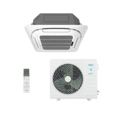 Ar Condicionado Split Cassete 4 Vias Elgin Wi-fi 36000 Btus Frio Inverter 220v R32 Kxfe36c2ca