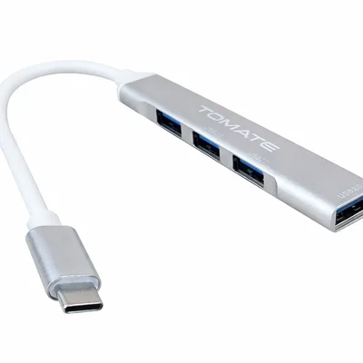 Adaptador 4 Em 1 Type-c Para Usb 480mbps Tomate Mst-019