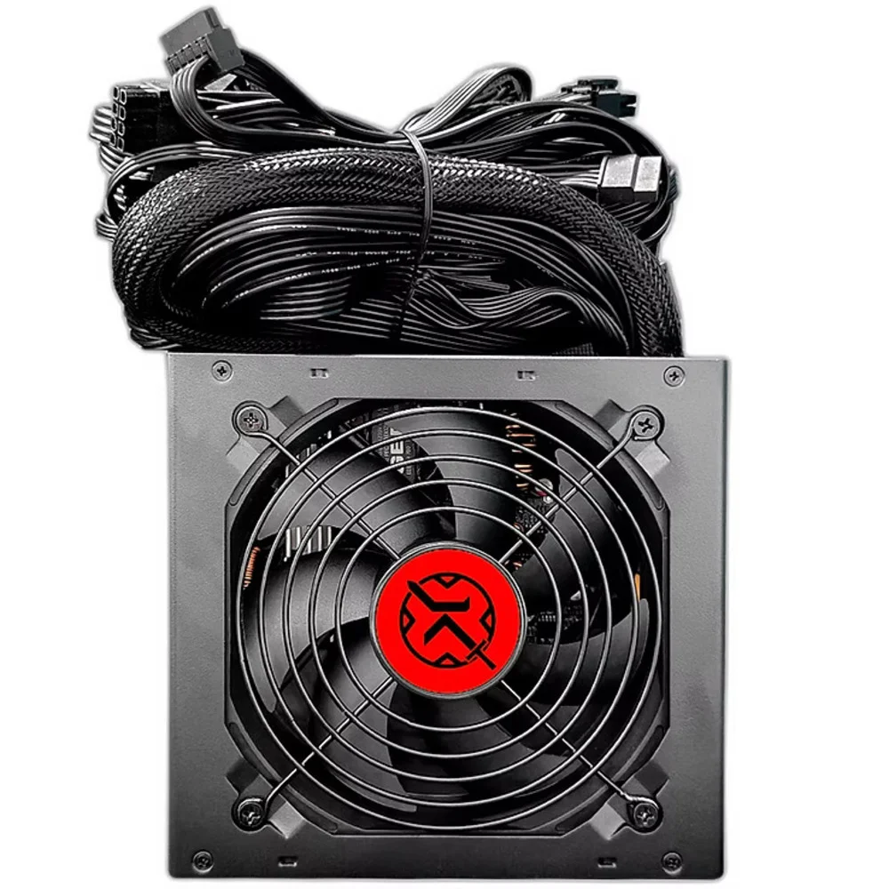 Imagem 2 de 5 do produto Fonte Gamer Kalkan 750w Watts 80 Plus Bronze Preto