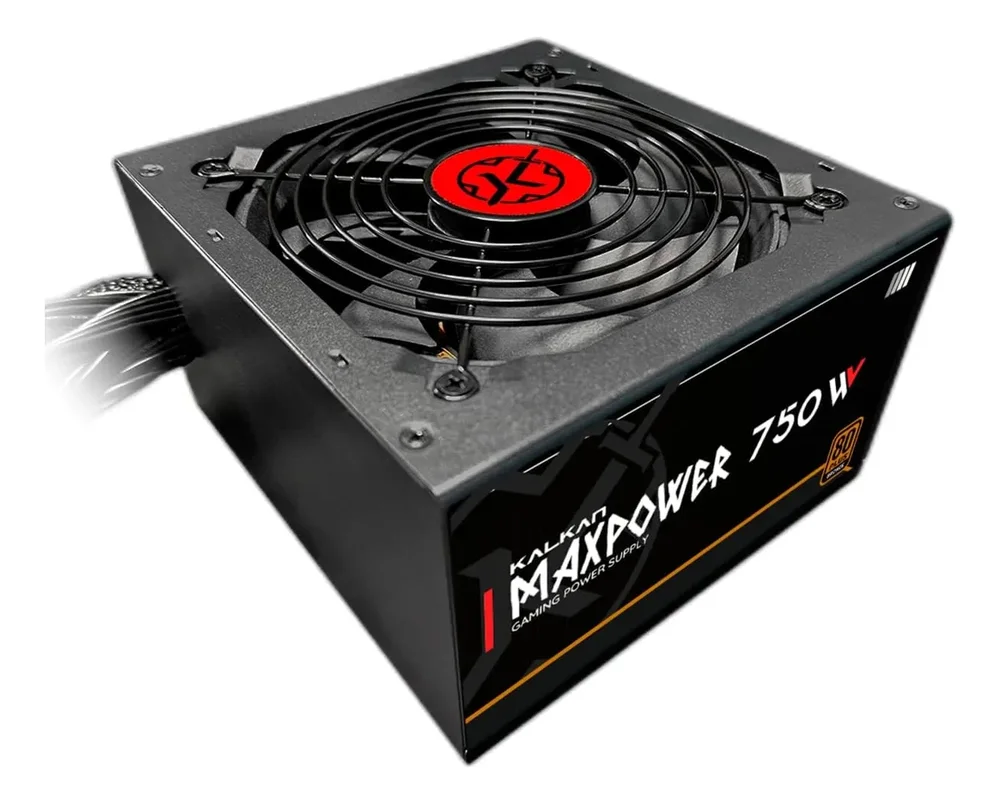 Imagem 5 de 5 do produto Fonte Gamer Kalkan 750w Watts 80 Plus Bronze Preto