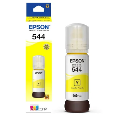 Tinta T544420 T544 Amarelo | L3150 L3110 L5190 L3250 L3210