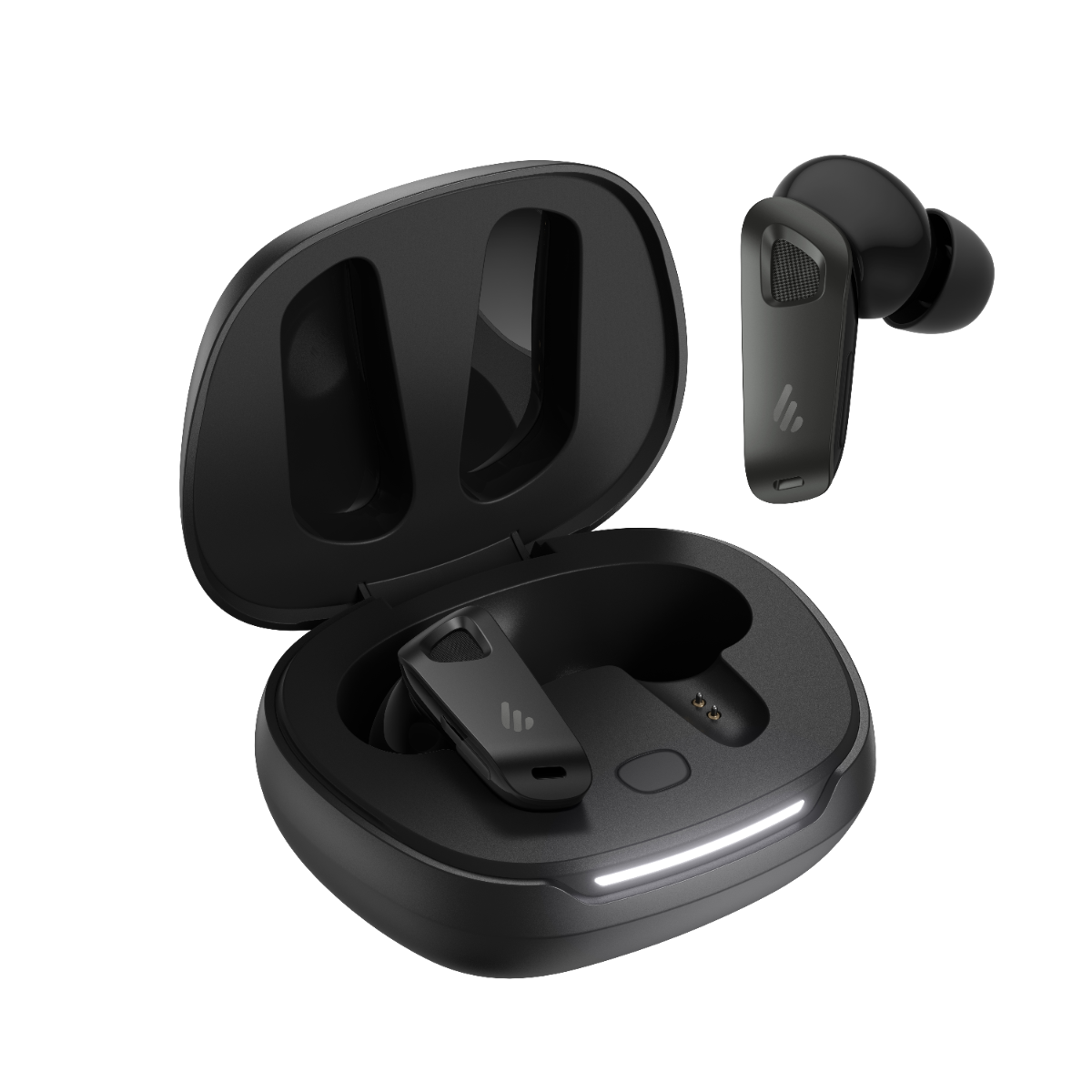 Fone TWS com ANC Automático, Hi-Res, Áudio Espacial e LDAC/LHDC 5.0, Bateria 36 horas - NeoBuds Pro 3 EDIFIER Preto
