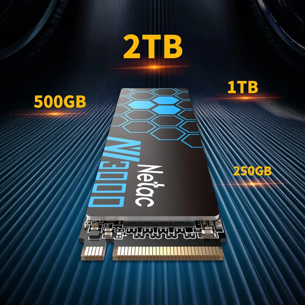 Imagem 3 de 5 do produto SSD Netac Nvme N3000 250gb M.2 PCie 3.0 X4 - Velocidade Máxima!