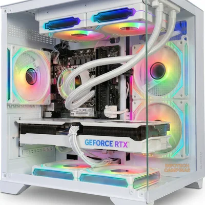 PC Gamer Aquario Branco | Ryzen 7 5700x | RTX 5060 Ti 8GB | 32gb Ram | SSD Nvme 1TB | Wifi Bluetooth | Fonte 750w | Win11 Pro