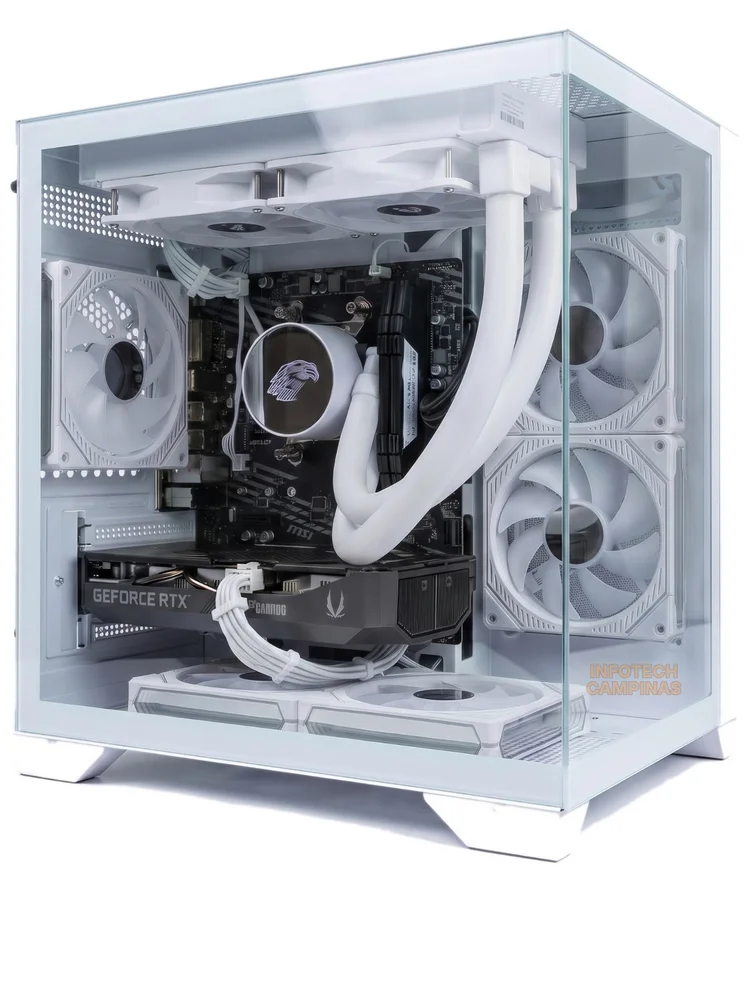 PC Gamer Aquario Branco | Ryzen 7 5700x | RTX 5060 Ti 8GB | 32gb Ram | SSD Nvme 1TB | Wifi Bluetooth | Fonte 750w | Win11 Pro - view 4