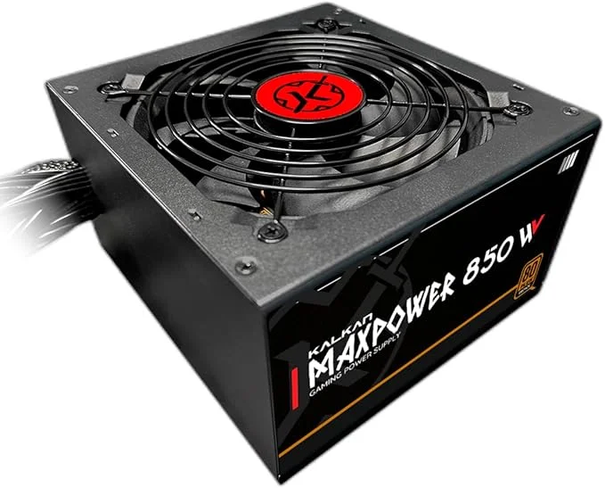 Fonte Gamer Kalkan 850w Watts 80 Plus Bronze Preto
