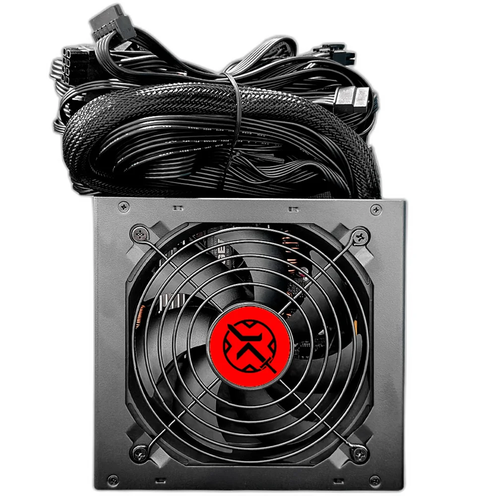 Imagem 2 de 5 do produto Fonte Gamer Kalkan 850w Watts 80 Plus Bronze Preto