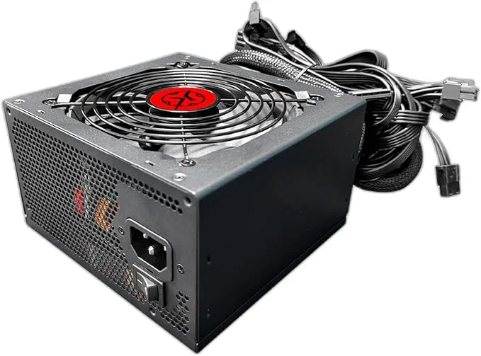 Imagem 3 de 5 do produto Fonte Gamer Kalkan 850w Watts 80 Plus Bronze Preto