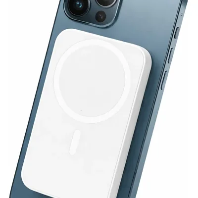 Carregador Para Iphone Sem Fio Indução Power Bank Portátil