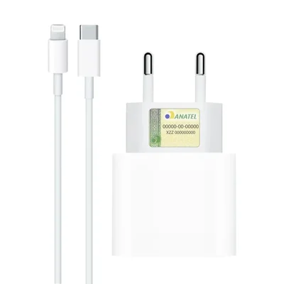 Carregador Iphone   30w Turbo Iphone 11 12 13 14 Pro Xr Xs Usb C Lacrado