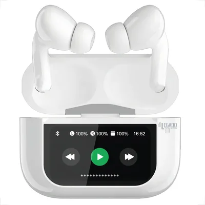 A9 Pro Touch Screen Anc Fones De Ouvido Sem Fio Tws Com Cancelamento De Ruído Bluetooth 5.3