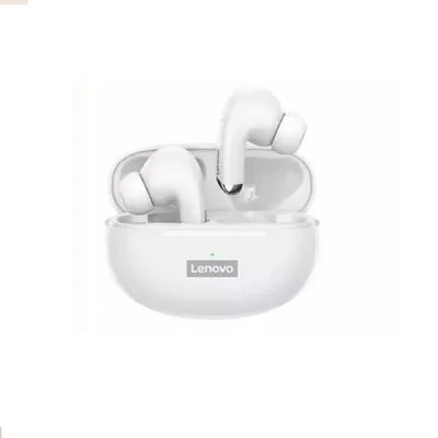 Fone De Ouvido Bluetooth Lenovo-lp5 Tws Estéreo 9d Branco