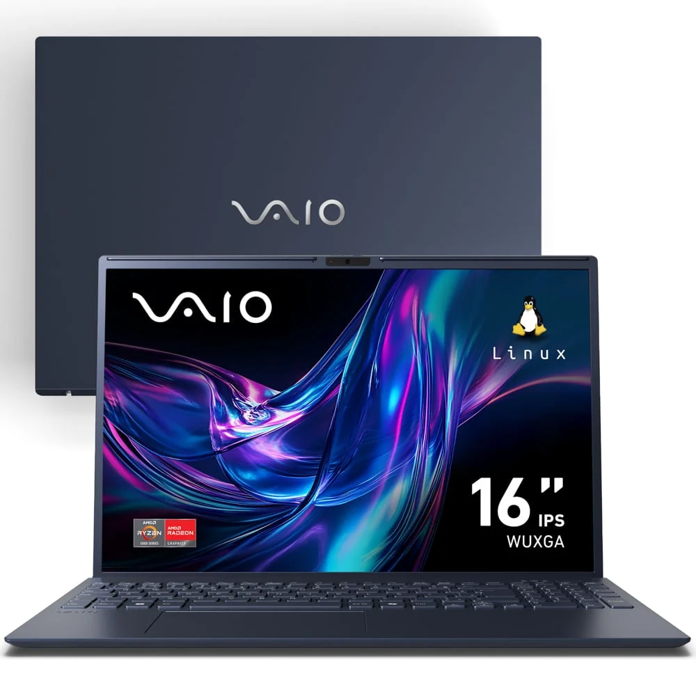 Notebook Vaio Fe16 Amd Ryzen 75825u Linux 8GB Ram