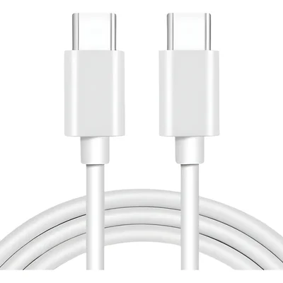 Cabo Tipo-c Usb-c 60w Turbo Para Iphone 15 16 Pro Max Plus Branco