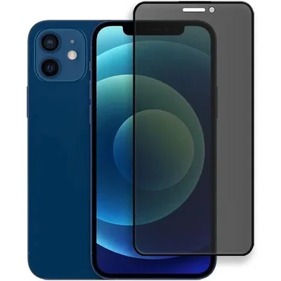 Película 3d De Vidro Privacidade Para Iphone 12 Anti Espião