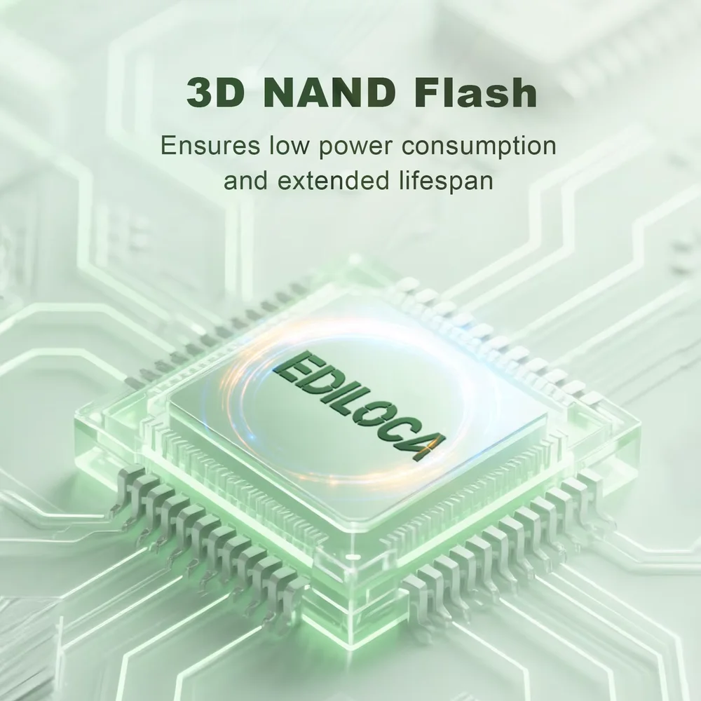 Imagem 5 de 5 do produto SSD NVMe M.2 256GB Ediloca EN680E PCIe Gen3x4, Rápido Para Notebook E PC