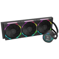 Water Cooler Kalkan Delta V2 360mm ARGB Amd/intel Com Display Preto Klk00067 2