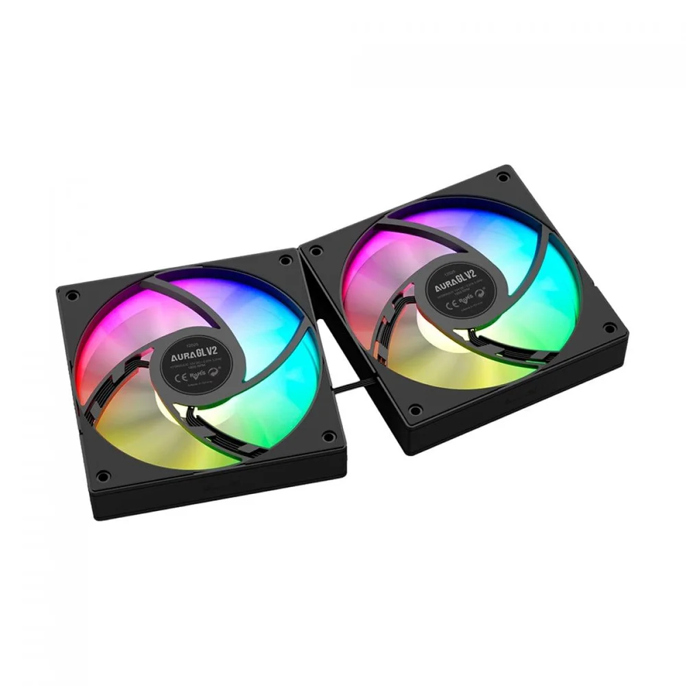 Imagem 2 de 5 do produto Water Cooler Gamdias Aura Gl 240 V2, 240mm, ARGB, Intel/amd, Black