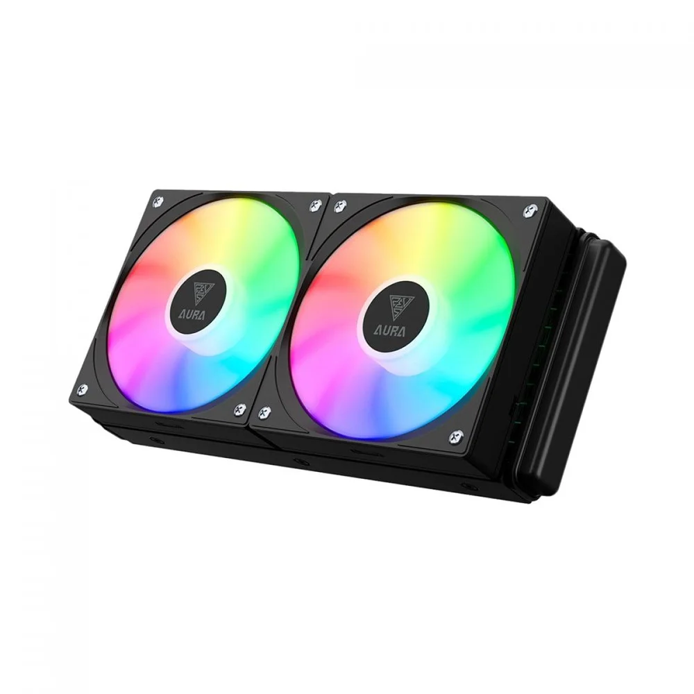 Imagem 4 de 5 do produto Water Cooler Gamdias Aura Gl 240 V2, 240mm, ARGB, Intel/amd, Black