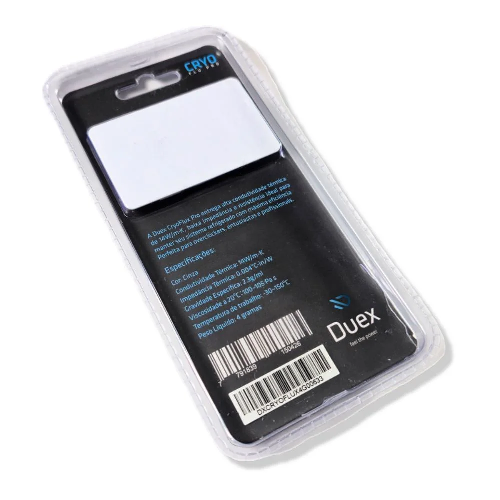 Pasta Termica Duex Cryoflux Pro Kit 4 Gramas 14wmk 5