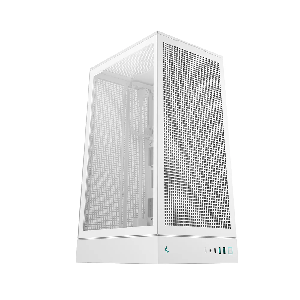 Gabinete Gamer Deepcool Ch270 Microatx Vertical Sem Fans Branco