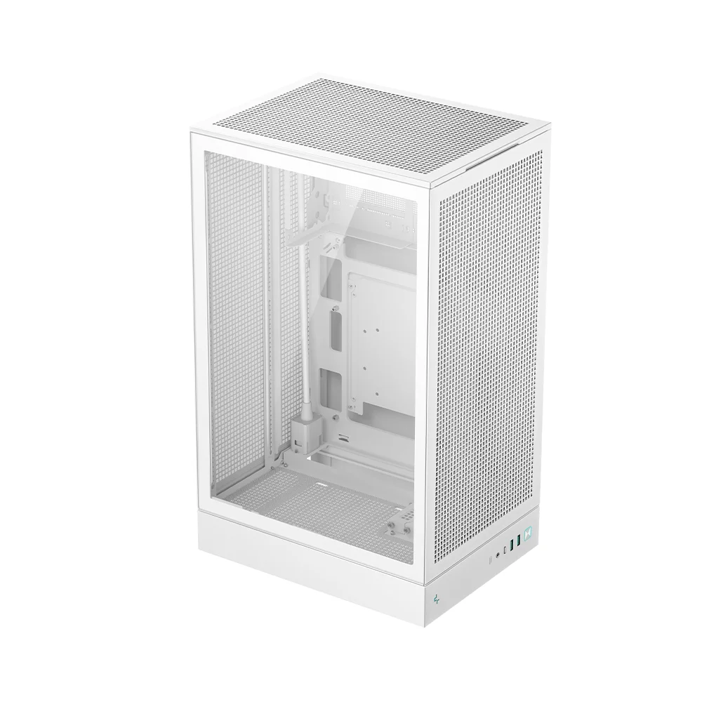 Imagem 5 de 5 do produto Gabinete Gamer Deepcool Ch270 Microatx Vertical Sem Fans Branco