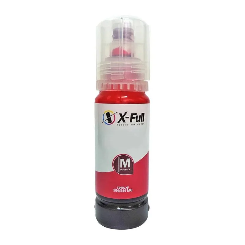 Kit 5 Tintas Corante X-full Compatível Epson T504 | T544 | L3250 | L3150 | L3110 | L3210 | 504 | 544