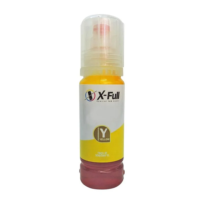 Kit 5 Tintas Corante X-full Compatível Epson T504 | T544 | L3250 | L3150 | L3110 | L3210 | 504 | 544