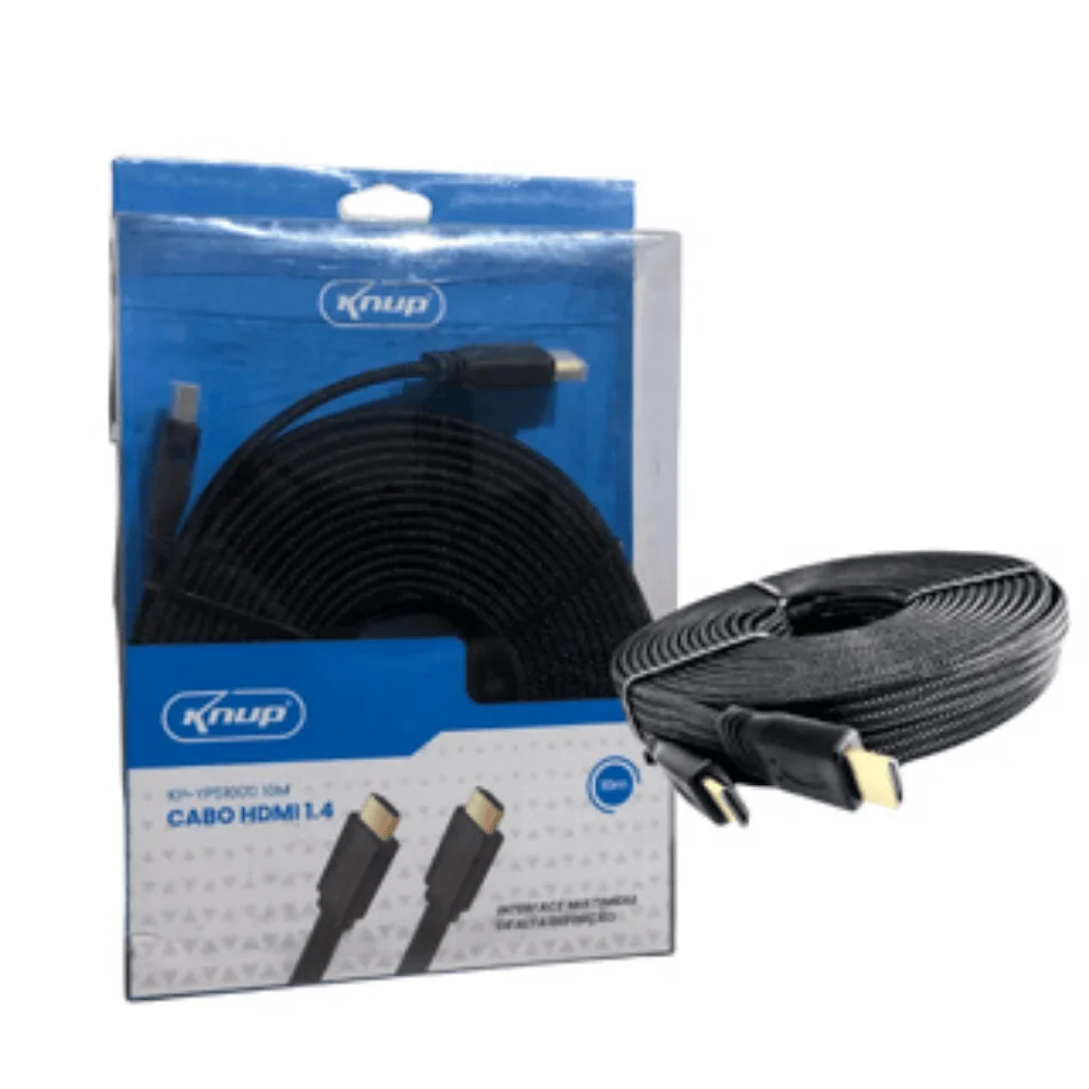 Imagem 3 de 5 do produto Cabo HDMI 10m 1.4 Knup Kp-yp51000-10m Knup