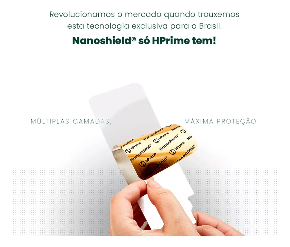 Imagem 3 de 5 do produto Pelicula Hprime Nanoshield Para Xiaomi 17 / Xiaomi 17 Pro