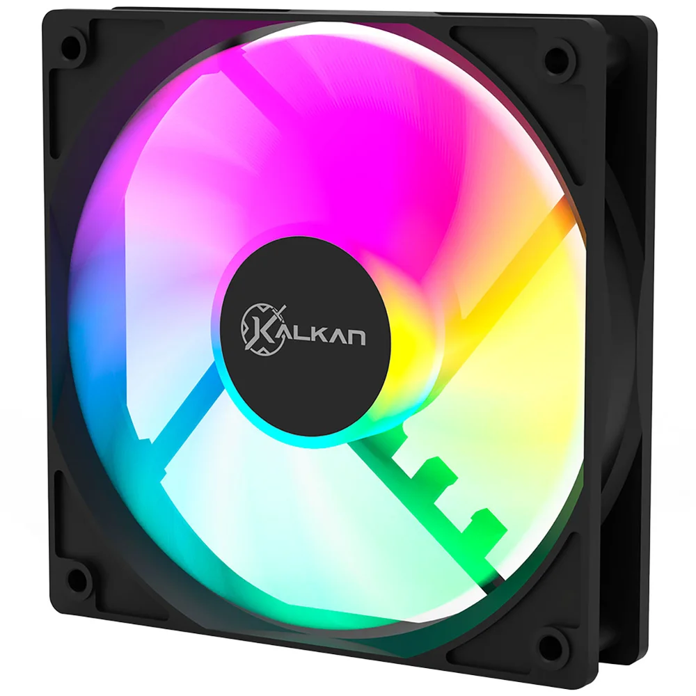 Imagem 5 de 5 do produto Fan 120mm Kalkan Lumen RGB Preto Klk00018