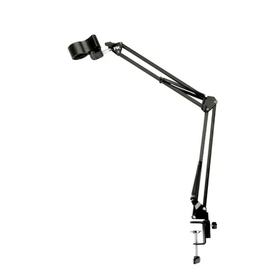 Suporte Mesa Articulado Para Microfone Braço Tesoura 60mm