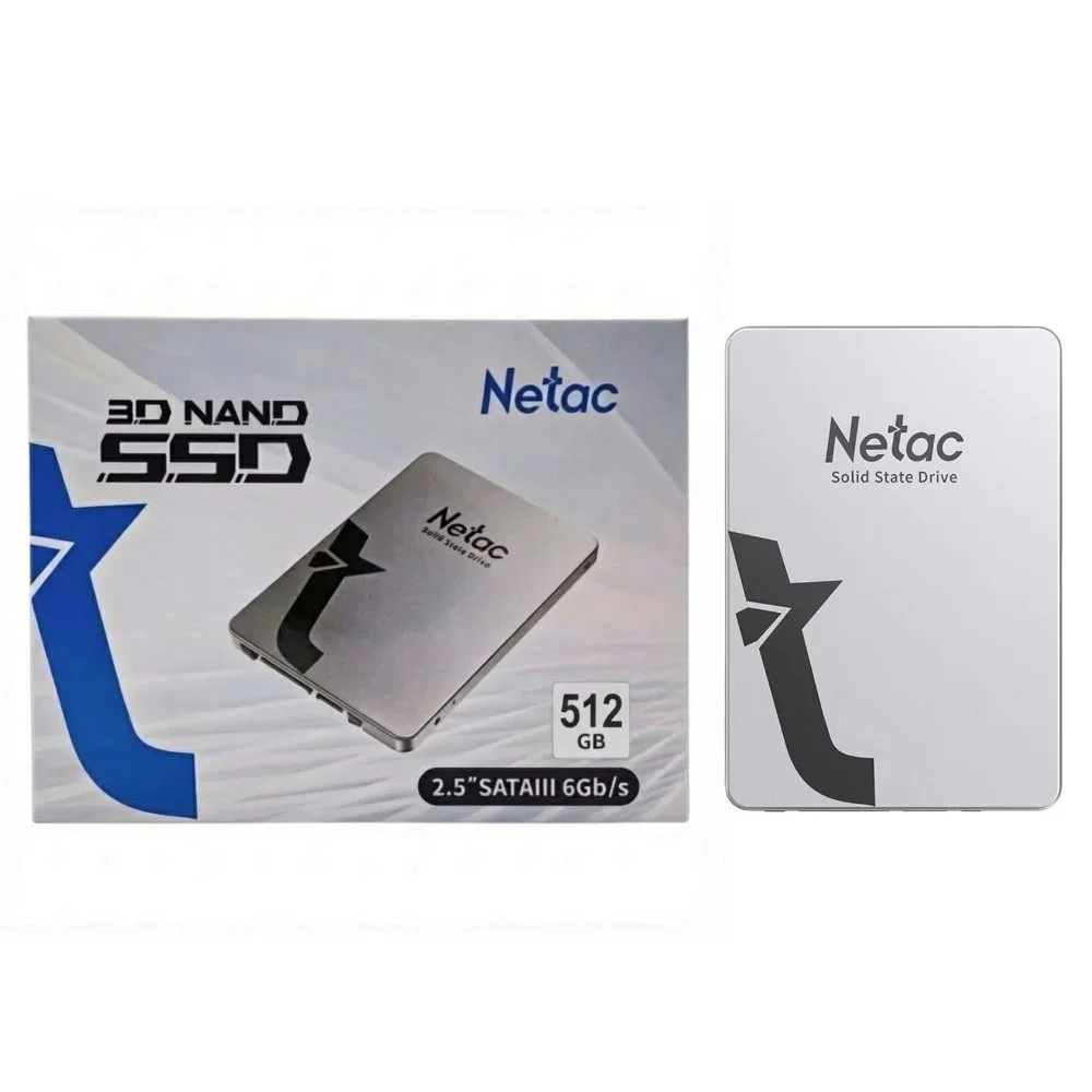 Disco Sólido Interno Netac SSD 512GB 3d Nand Sata3 6gbs 560mbs
