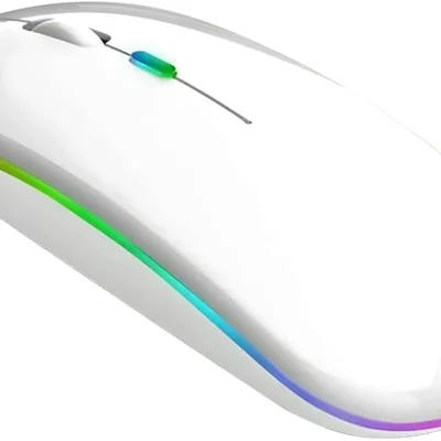 Mouse Bluetooth Recarregável Sem Fio Dupla Conexão, E Usb, Wireless Mouse Compatível Com Iphone, Macbook,ipad,laptop,pc,notebook, Tablet,ergonômico