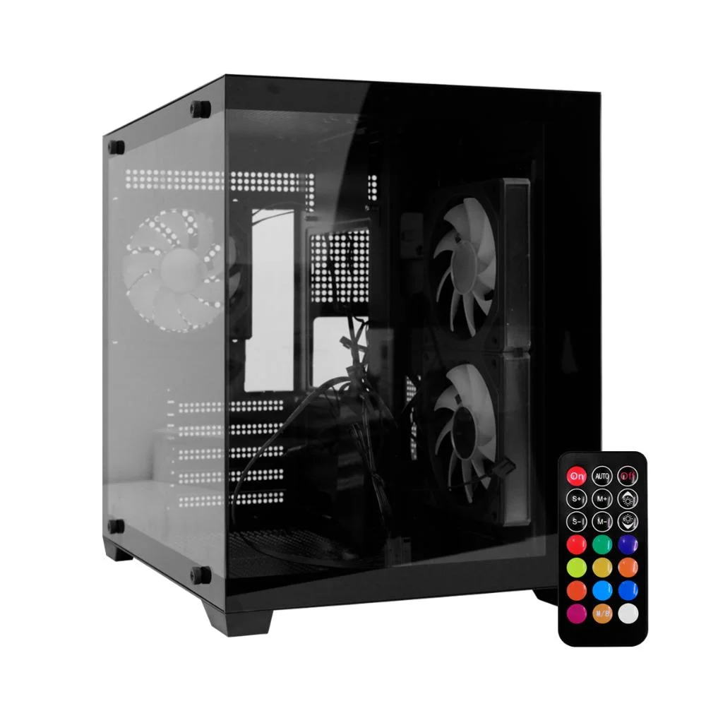 Gabinete Gamer Com Lateral De Vidro Temperado, Usb 3.0, RGB, Compatível Water Cooler 240mm E Refrigeração Eficiente