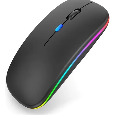 Mouse Bluetooth Sem Fio Recarregável Bateria Longa Duração