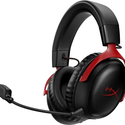 Headset Gamer Wireless Hyperx Cloud Iii Vermelho E Preto Bateria De Até 120h