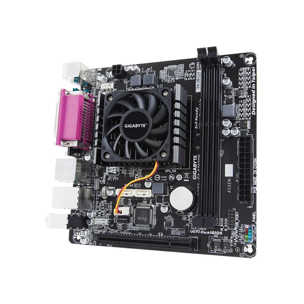 Placa Mãe Gigabyte Ga-e2500n Com Processador Amd E1-2500 6