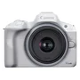 Câmera Canon Eos R50 Branca Com Lente Rf-s 18-45mm