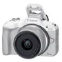 Câmera Canon Eos R50 Branca Com Lente Rf-s 18-45mm