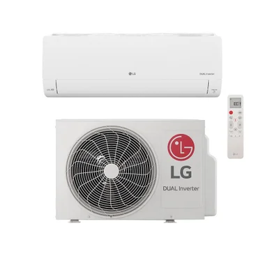 Ar Condicionado Split Lg Hi Wall Dual Inverter Voice Ai 12.000 Btu/h Frio Monofásico Branco S3-q12ja31l 220v