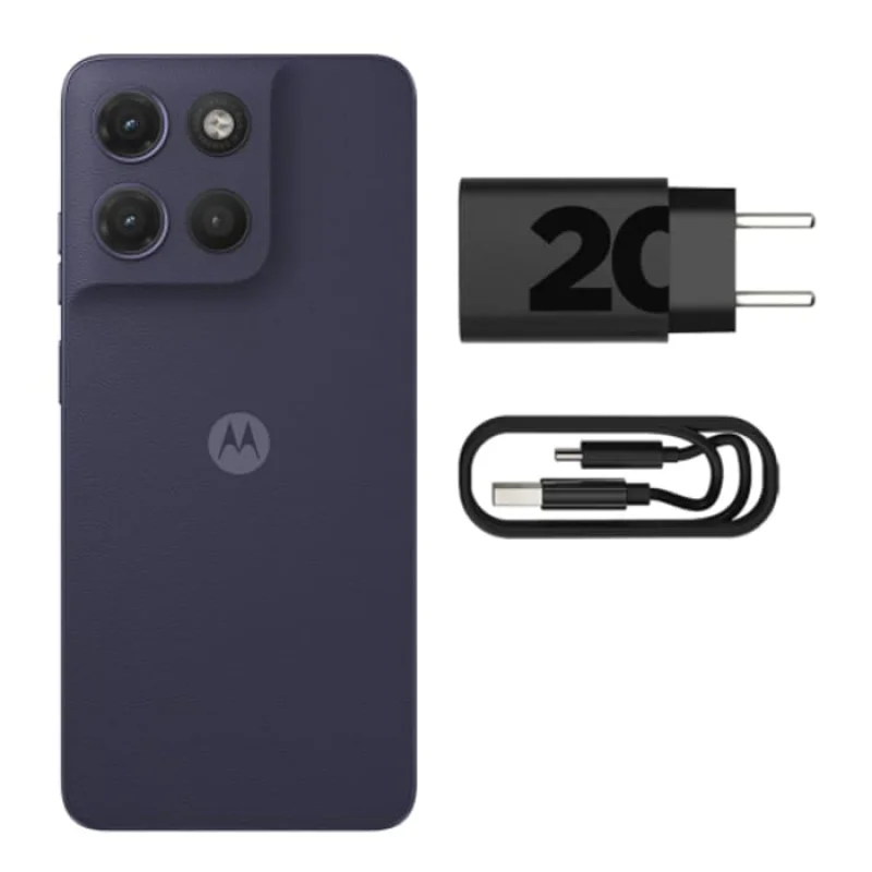 Imagem 5 de 5 do produto Smartphone Motorola Moto G17 256gb - Roxo, 12gb (4gb Ram + 8GB Ram Boost), Câmera 50mp E Tela 6,7"