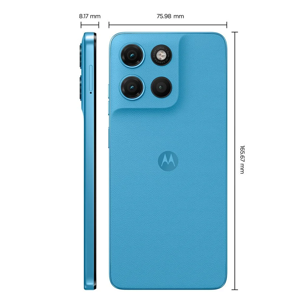 Smartphone Motorola Moto G17 256 GB Azul Claro, 12 GB (4 GB Ram + 8 GB Ram Boost), Câmera 50mp E... 8