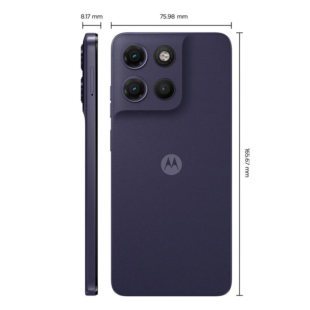 Smartphone Motorola Moto G17 128GB - Roxo, 12gb (4gb Ram + 8GB Ram Boost), Câmera 50mp E Tela 6,7"
