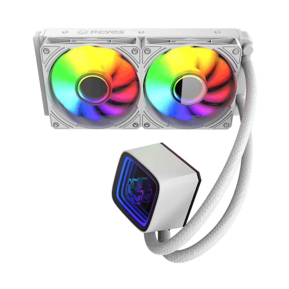 Water Cooler PCyes Tundra White Ghost ARGB 240mm - Wctwg240 Water Cooler PCyes Tundra White Ghost ARGB 240mm - Wctwg240