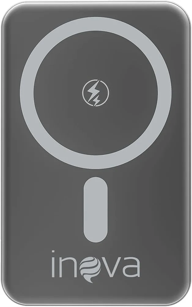 Power Bank 5000mah Com Caregamento Por Inducǎo, Carregador Sem Fio Portátil Magnético Com Cabo Tipo-c 20w Pd Carregamento Rápido