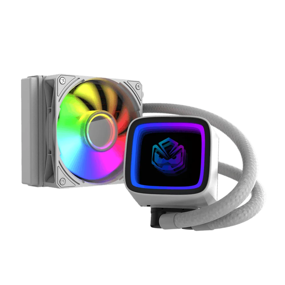 Water Cooler PCyes Tundra White Ghost ARGB 120mm - Wctwg120 4