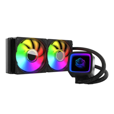 Water Cooler PCyes Tundra Black Vulcan ARGB 240mm - Wctbv240