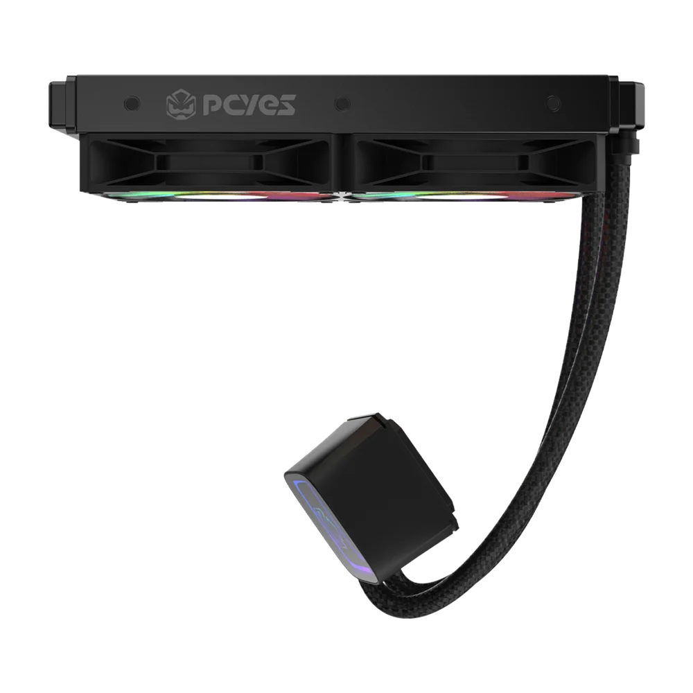 Imagem 3 de 5 do produto Water Cooler PCyes Tundra Black Vulcan ARGB 240mm - Wctbv240